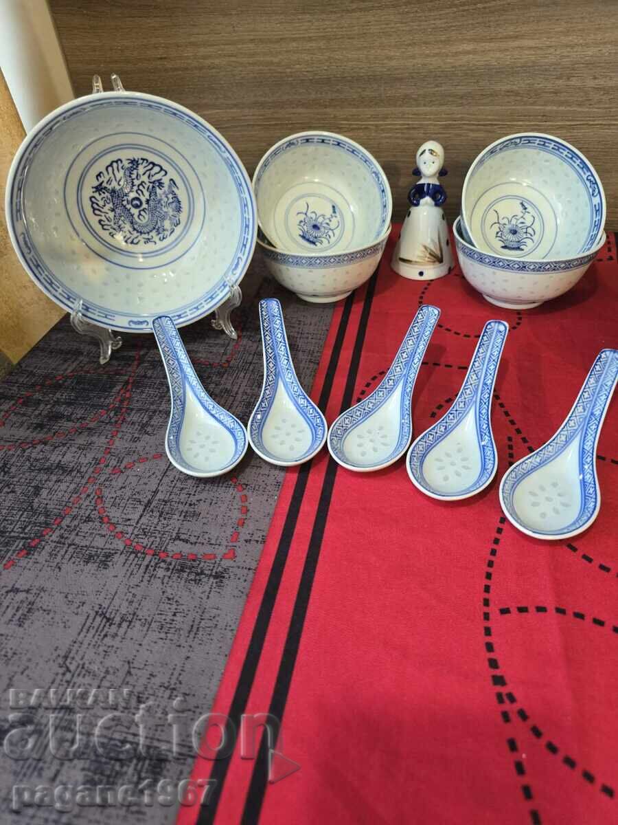 Κινέζικη πορσελάνη ρυζιού με τιμή 75.00 BGN | € 38.35 Κινέζικη πορσελάνη ρυζιού με τιμή 75.00 BGN | € 38.35