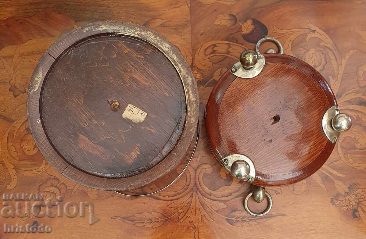 Set of old champagne bucket and ice bowl - 6