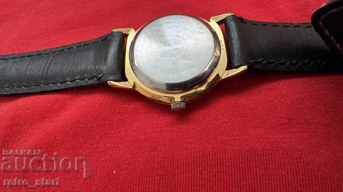 Δημοπρασία Ρολόι Ρακέτα, επιχρύσωση 10 micron, λειτουργεί!