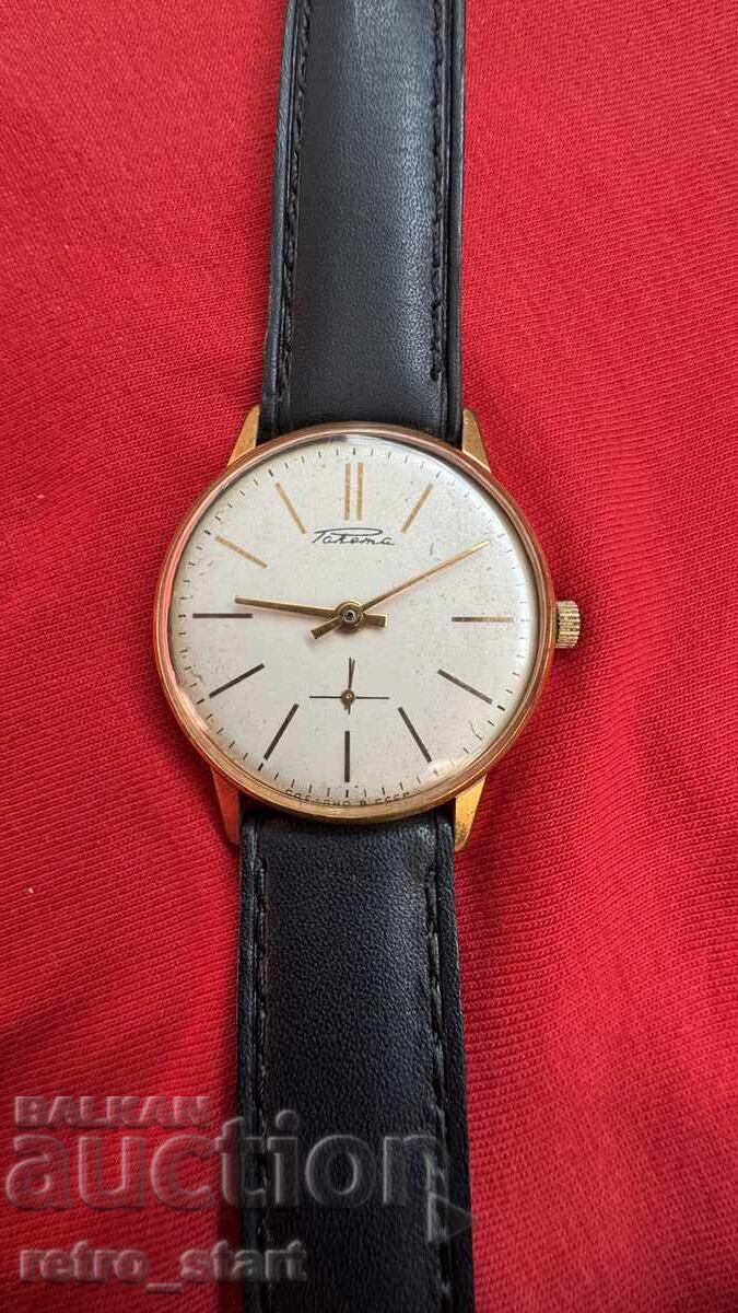 Ρολόι Ρακέτα, επιχρύσωση 10 micron, λειτουργεί! - 6