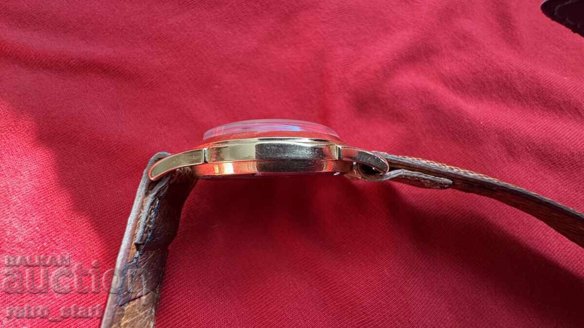 Licitație Ceas Raketa, placat cu aur 20 microni, funcționează!