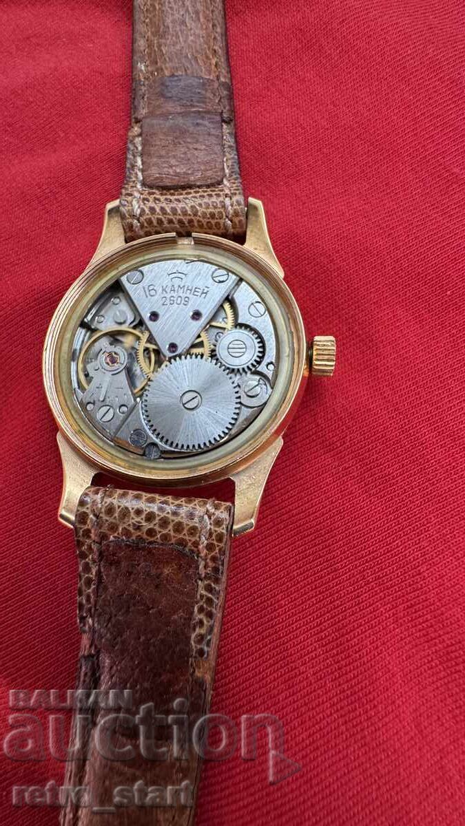 Ceas Raketa, placat cu aur 20 microni, funcționează! - 5