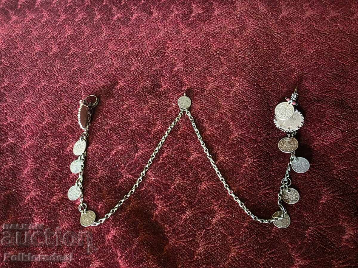 Silver earrings for traditional costume from the Ohrid and Struga region