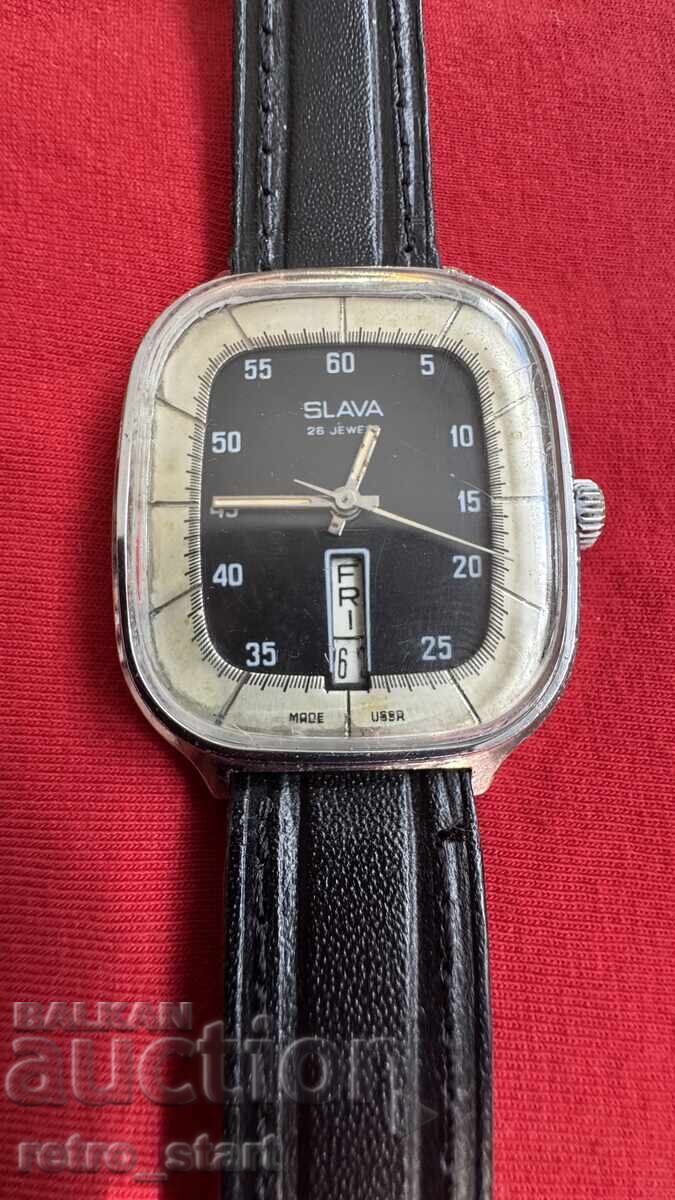 Ρολόι Slava, σπάνιο μοντέλο, λειτουργεί!