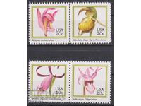 Mărci curate Flora Flori Flora Orhidee 1984 din SUA