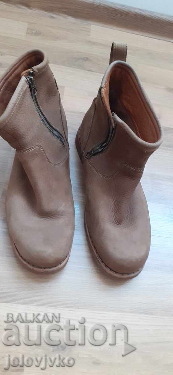 Cizme bărbați din piele