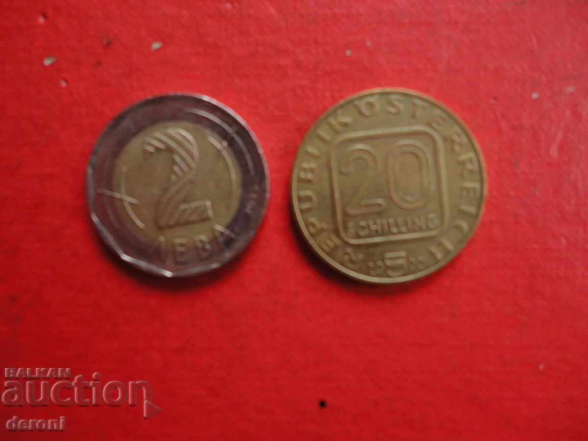 20 σελίνια 2000 νόμισμα Αυστρία σελίνι