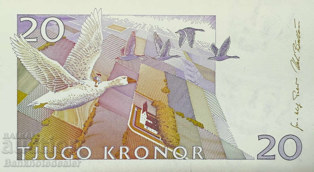 Sweden 20 Kronor 1997 Pick 63 Ref 9743 Uncirculated with price 25.00 BGN | € 12.78