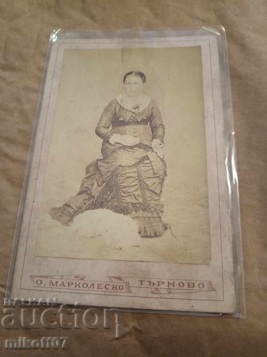 Photograph cardboard photography Markolesko 1883 Manafova