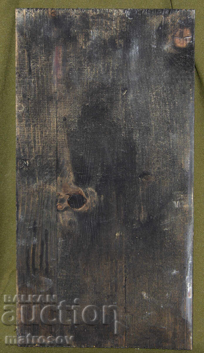 Hand-painted icon, tempera paints, Saint Mina - 6