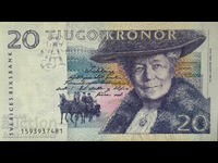Sweden 20 Kronor 1991 Pick 61 Ref 7481 Uncirculated