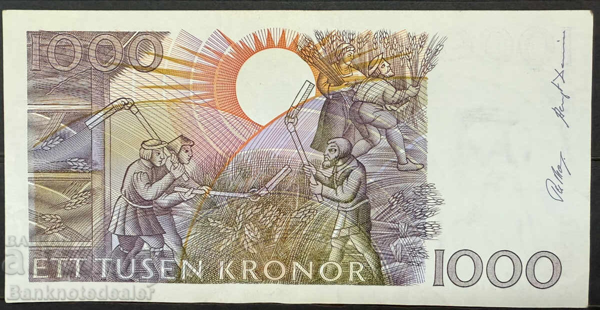Sweden 1000 Kronor 1992 Pick 60a Ref 8372 with price 280.00 BGN | € 143.16