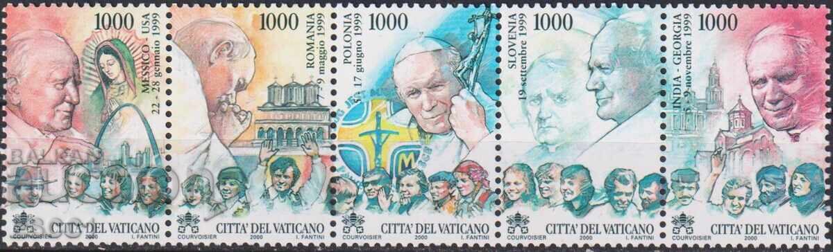 Mărci curate Papa Ioan Paul al II-lea 2000 din Vatican