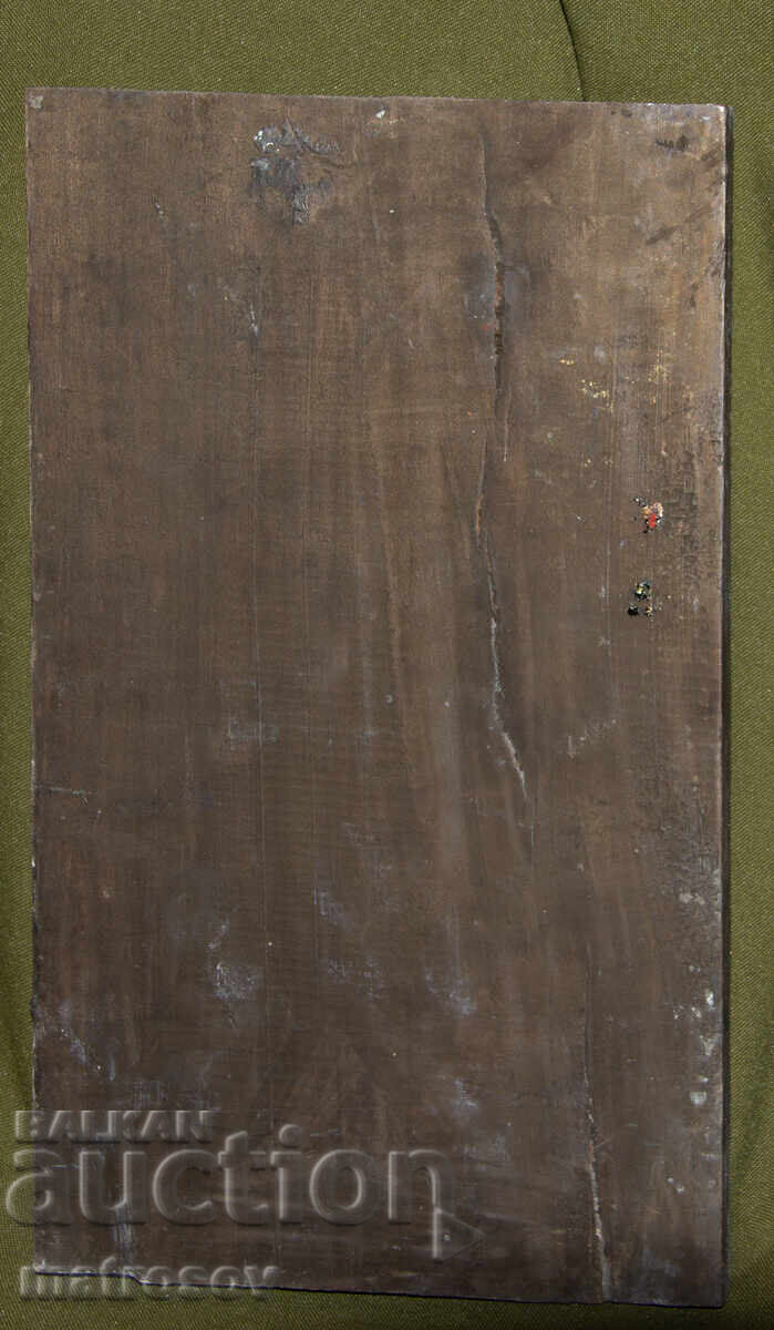 Hand-painted icon, tempera paints, Holy Mother with the Child - 6