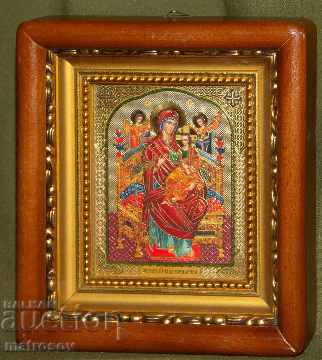 Икона, литография, Света Богородица Всецарица