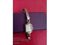 Ceas de damă, Placat cu aur, 20 m