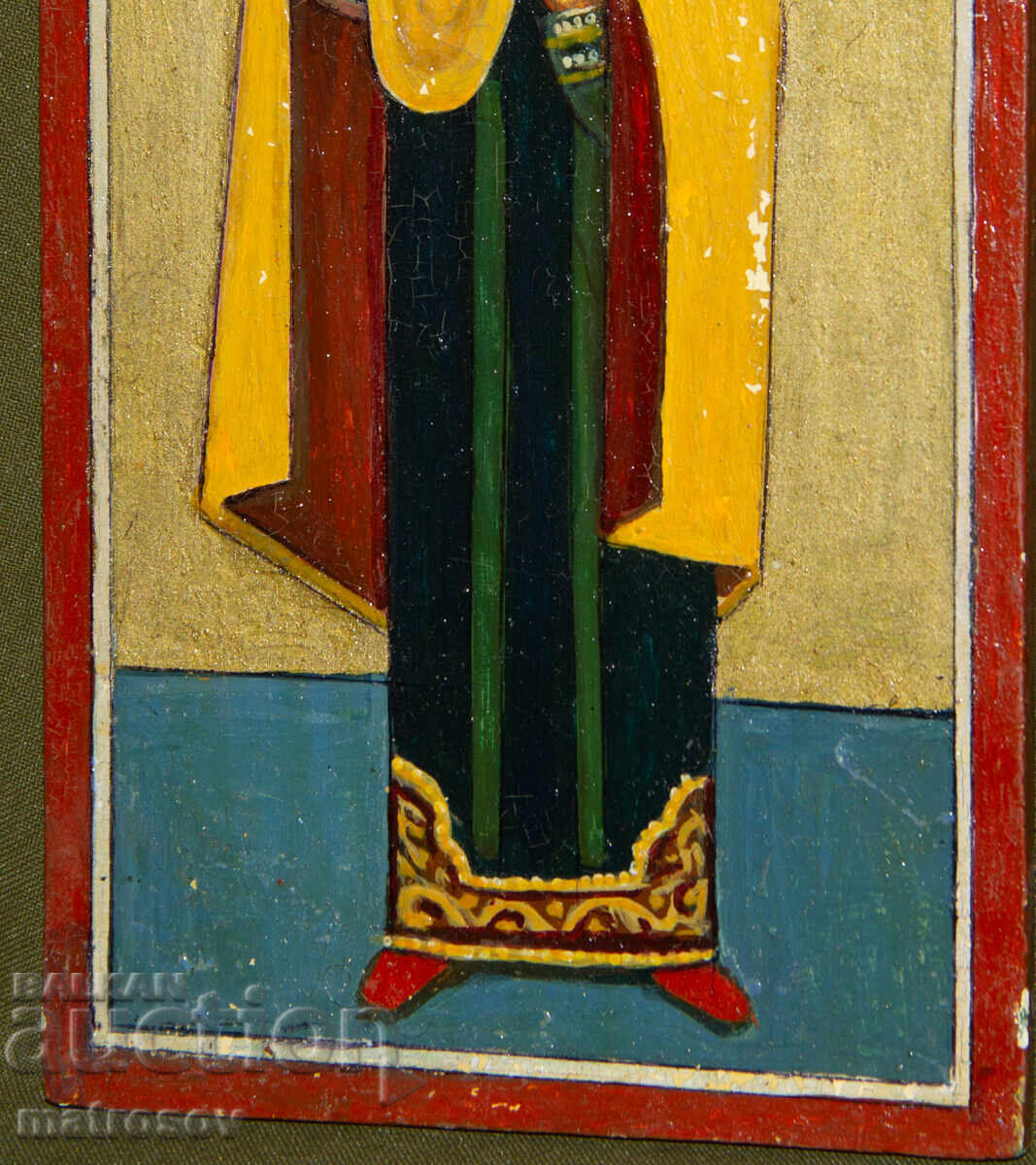 Hand-painted icon, tempera paints, Saint Petka - 5