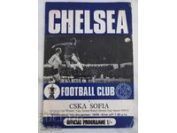 Football program - Chelsea - CSKA 1970 - 71