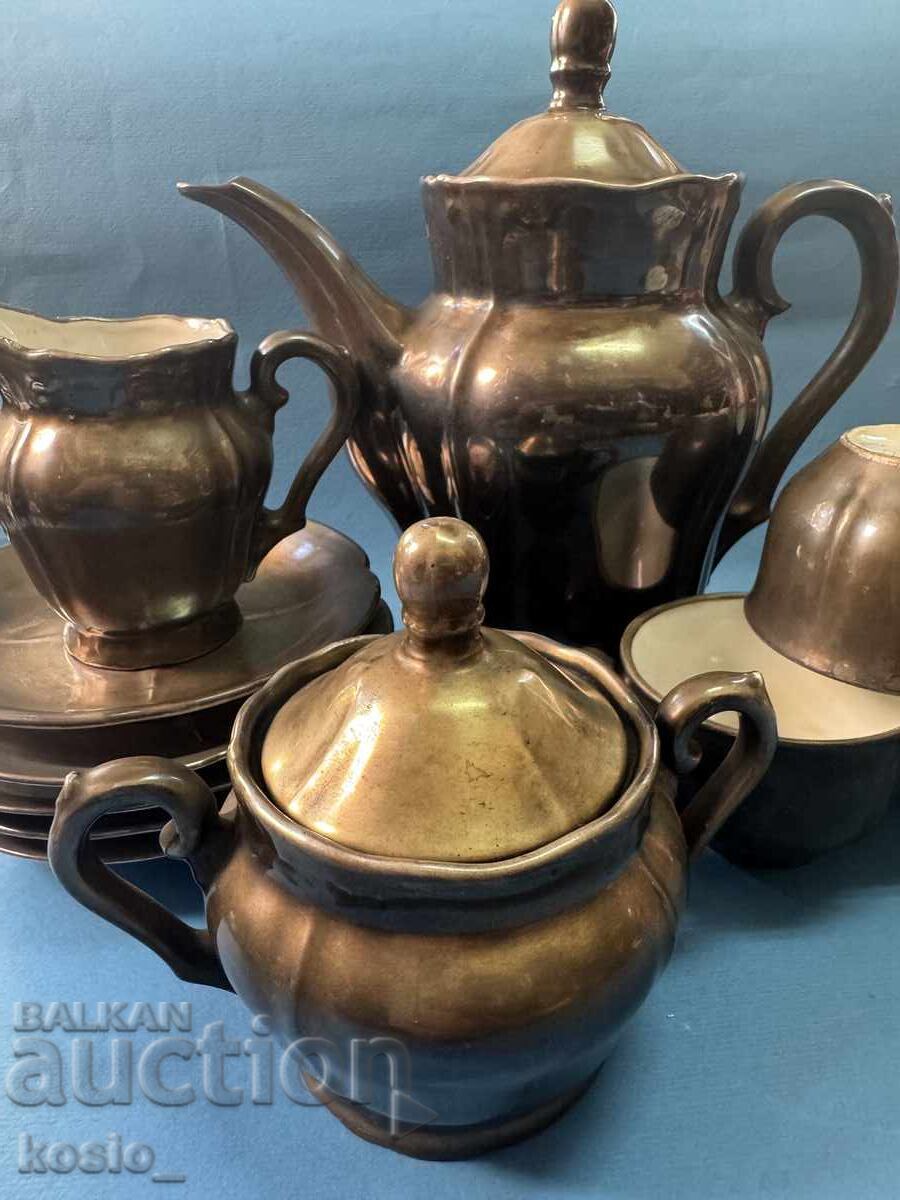 Δημοπρασία Παλιό σετ καφέ από πορσελάνη