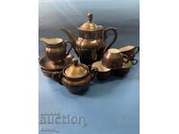 Set de cafea vechi din portelan