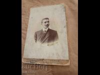 Снимка картон фотография Димитър Карастоянов личност