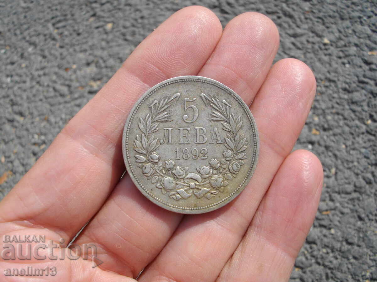 5 LEVA 1892