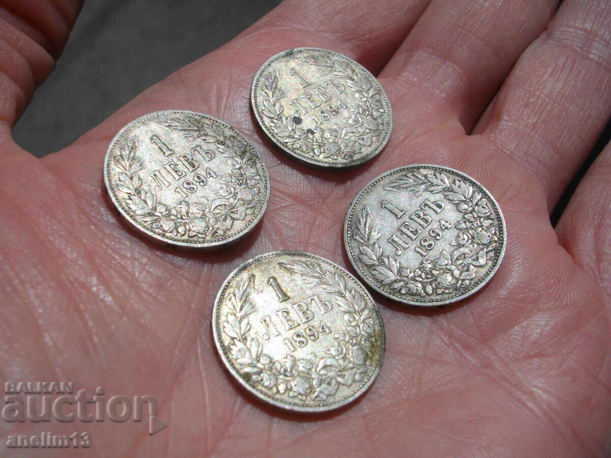 ΛΟΤ ΝΟΜΙΣΜΑΤΑ 1 ΛΕΒ 1894 με τιμή 100.00 BGN | € 51.13
