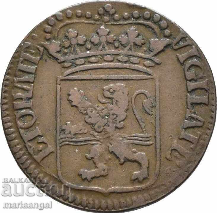 1 λεπτό Duit 1741 Ολλανδία Ολλανδία Kampen OverYssel με τιμή € 15.29 | 29.90 BGN