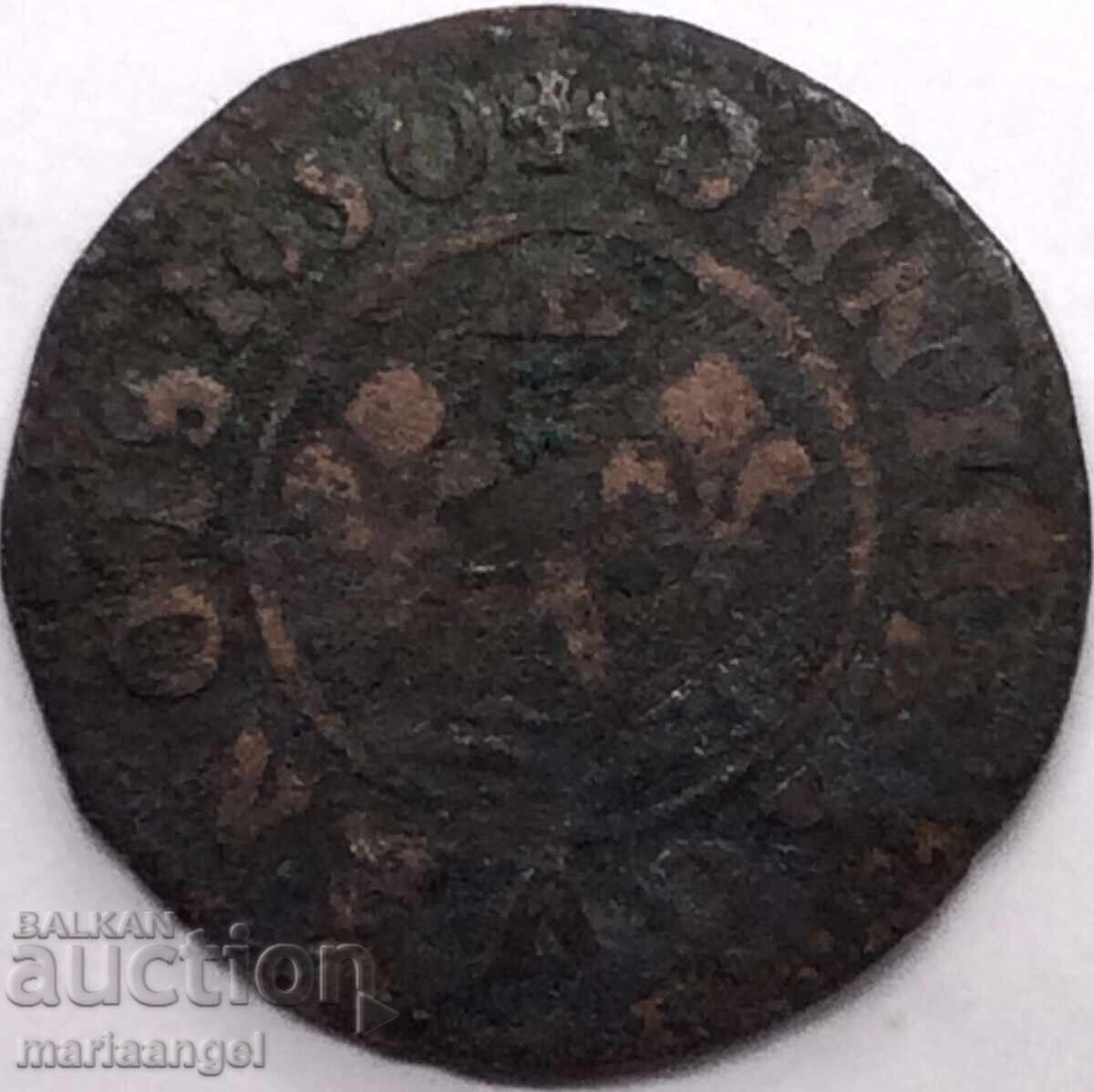 Γαλλία Denier Tournois A-Paris Gaston Orléans - αρκετά σπάνιο με τιμή 11.01 BGN | € 5.63