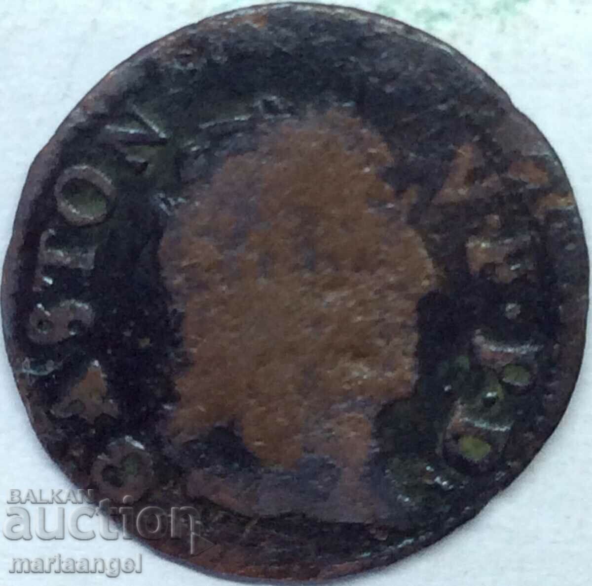 Γαλλία Denier Tournois A-Paris Gaston Orléans - αρκετά σπάνιο - 7