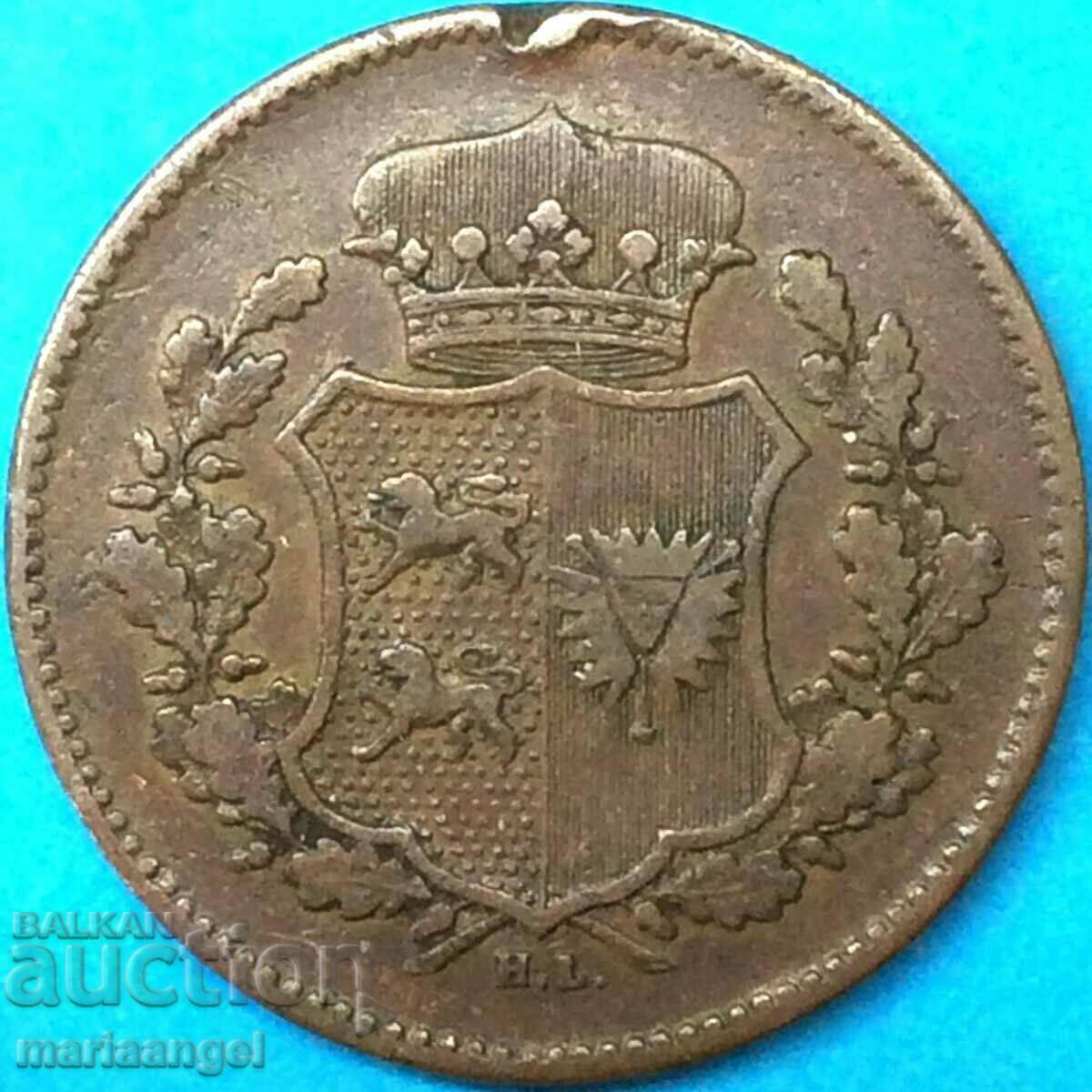 1 Zechsling 1851 Γερμανία Schleswig-Holstein - αρκετά σπάνιο - 6