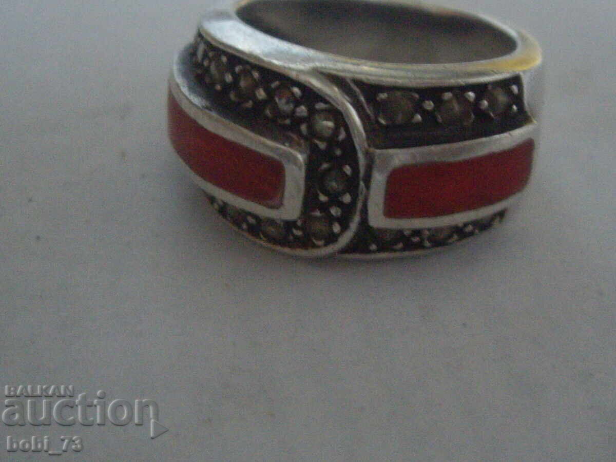Very beautiful and interesting silver ring with price 50.00 BGN | € 25.56
