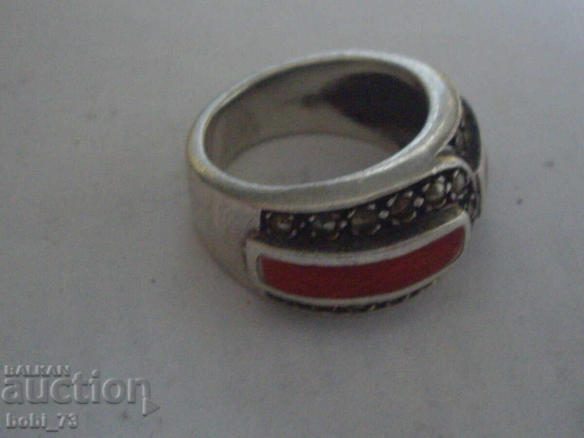 Very beautiful and interesting silver ring