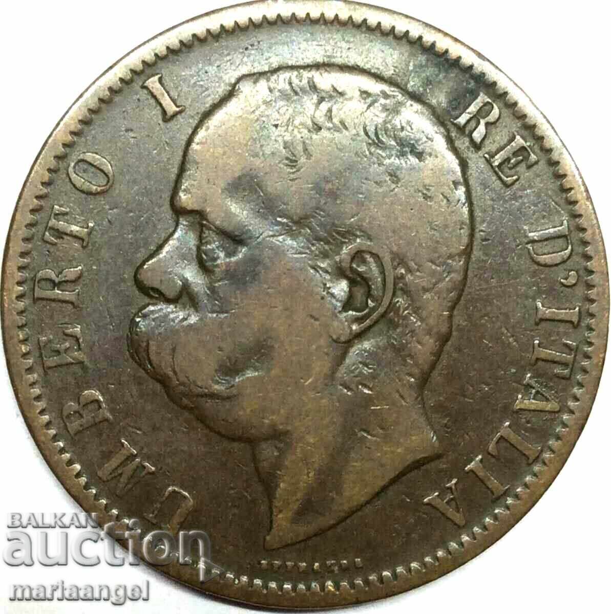 Italia - 10 centesimi 1894 Umberto I 30mm