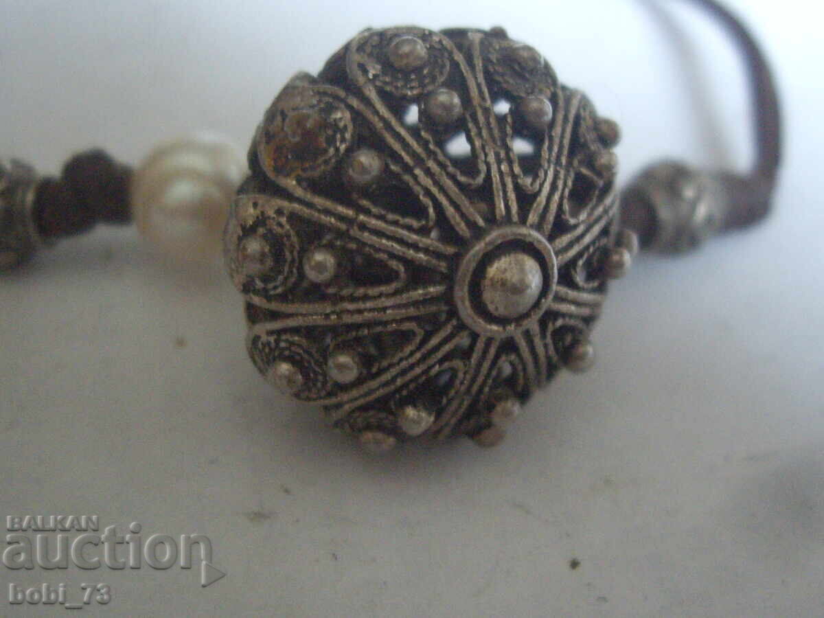 Very interesting filigree leather bracelet with price 30.00 BGN | € 15.34 Very interesting filigree leather bracelet with price 30.00 BGN | € 15.34