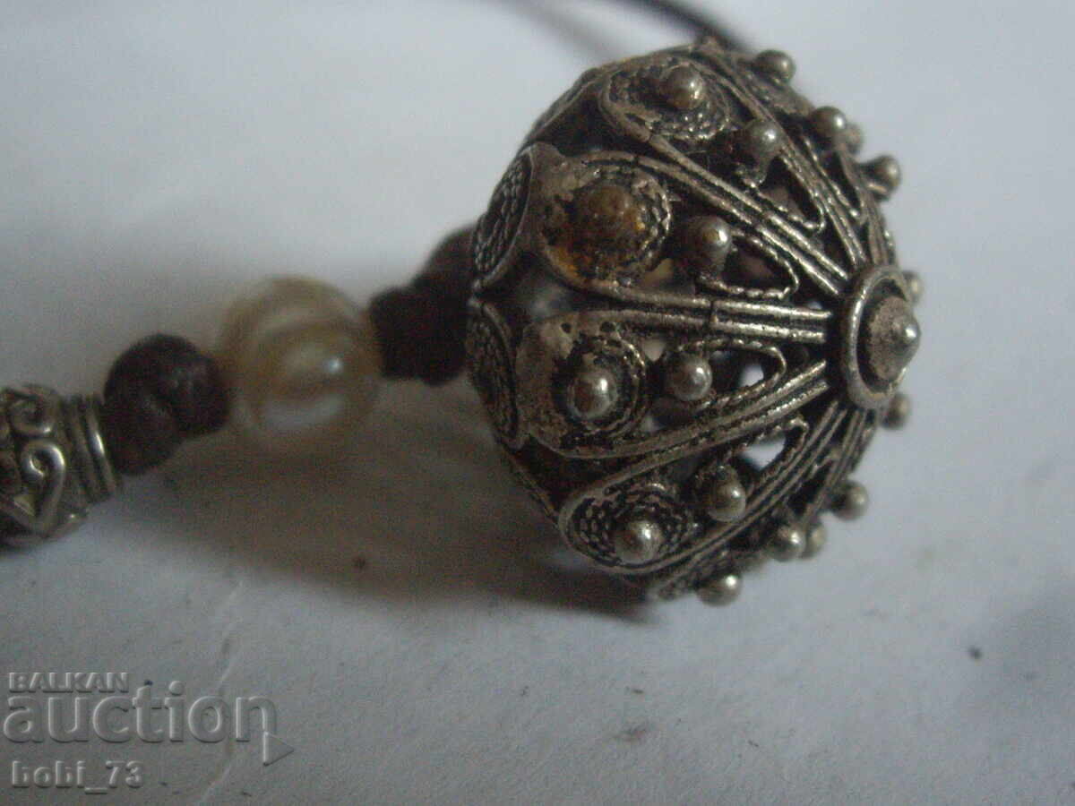 Auction Very interesting filigree leather bracelet Auction Very interesting filigree leather bracelet