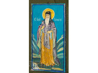 Sfântul Ioan de Rila, icoană pictată manual, culori tempera