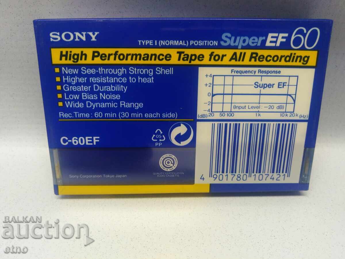 Δημοπρασία ΝΕΑ ΙΑΠΩΝΙΚΗ ΑΥΤΟΚΟΛΛΗΤΗ ΚΑΣΕΤΑ - SONY EF60, κασέτα, κασετόφωνο