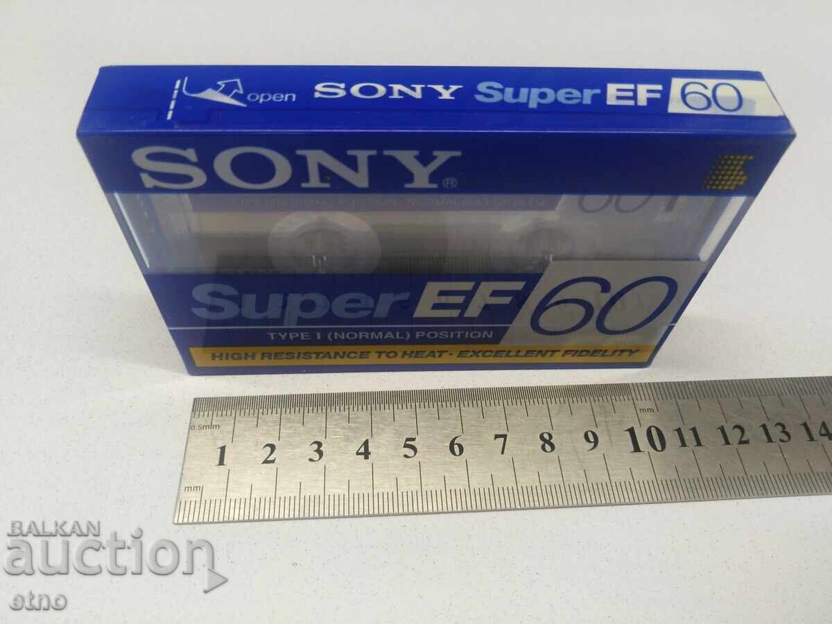 ΝΕΑ ΙΑΠΩΝΙΚΗ ΑΥΤΟΚΟΛΛΗΤΗ ΚΑΣΕΤΑ - SONY EF60, κασέτα, κασετόφωνο με τιμή 20.00 BGN | € 10.23