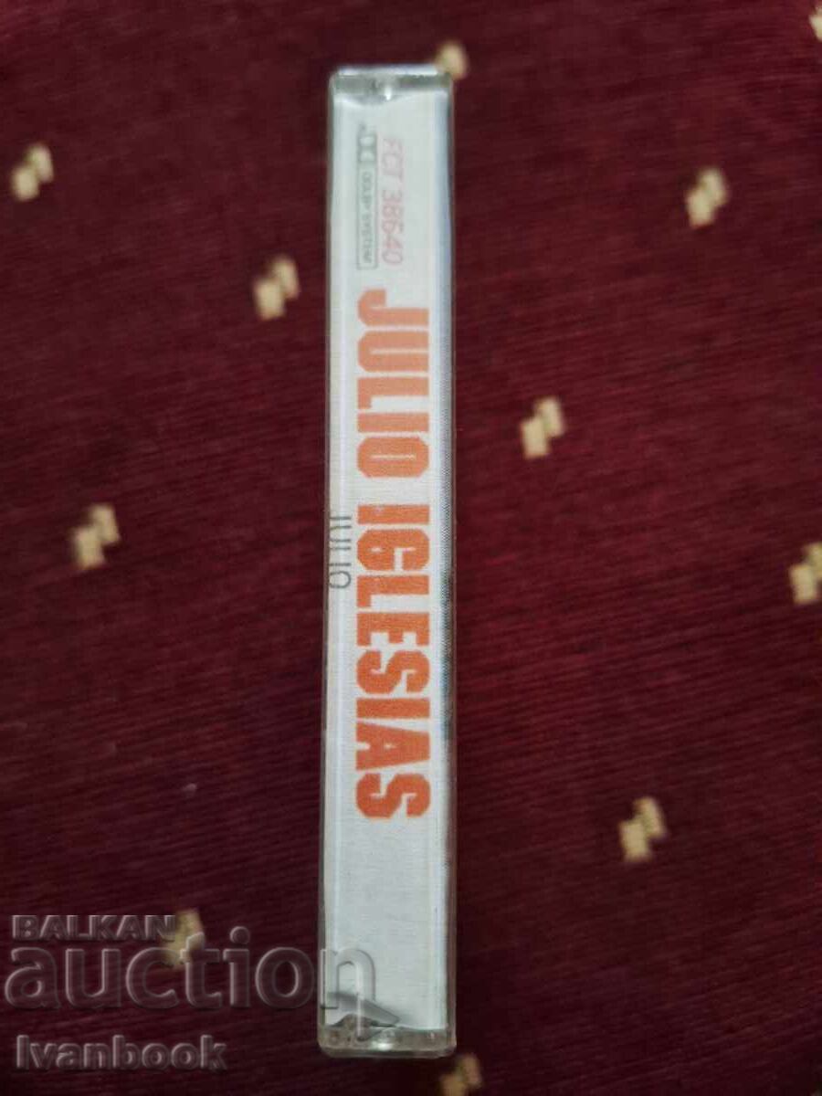 Audio cassette - Julio Iglesias with price 3.00 BGN | € 1.53