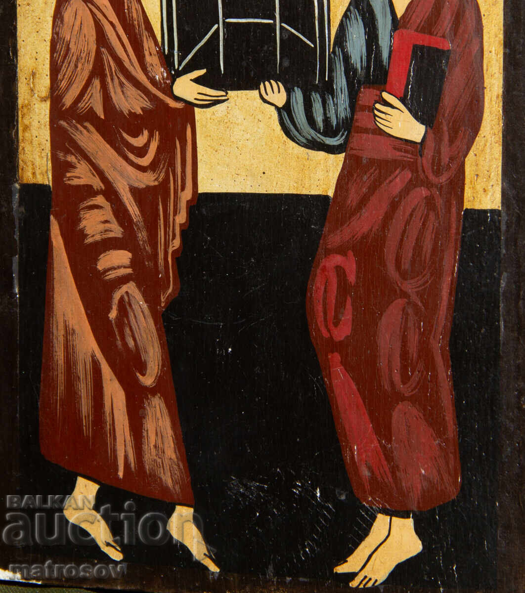 Hand-painted icon, tempera paints, St. Peter and St. Paul - 5