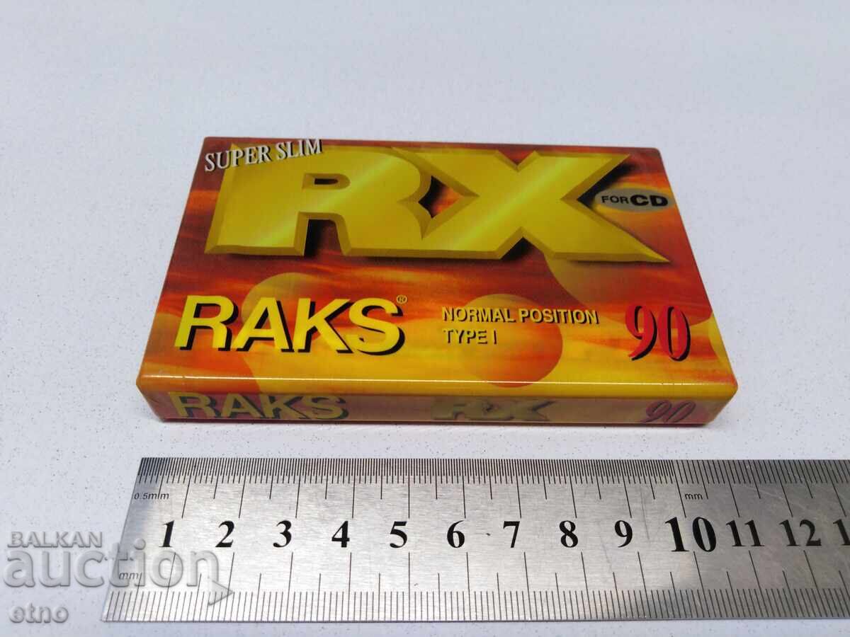 1 τεμάχιο ΚΑΙΝΟΥΡΓΙΑ ΚΑΣΕΤΑ ΗΧΟΥ - RAKS 90 RX SUPER SLIM