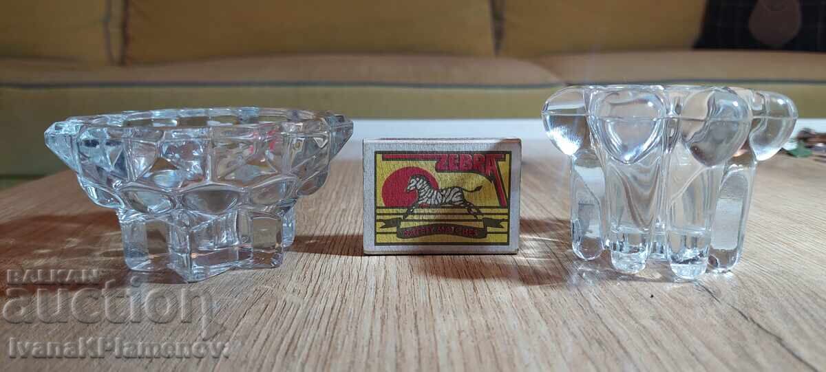 Sfeșnice de sticlă pentru cunoscători, două bucăți - 6