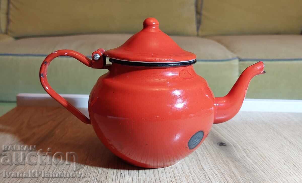 Παράδοση Εμαγιέ ρετρό τσαγιέρα για γνώστες