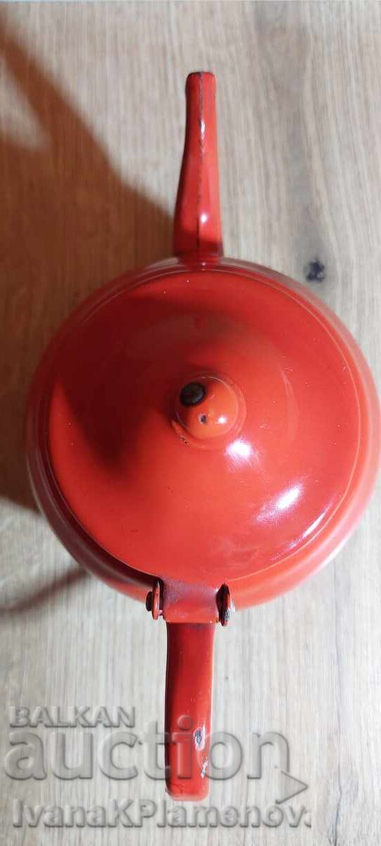 Εμαγιέ ρετρό τσαγιέρα για γνώστες - 6