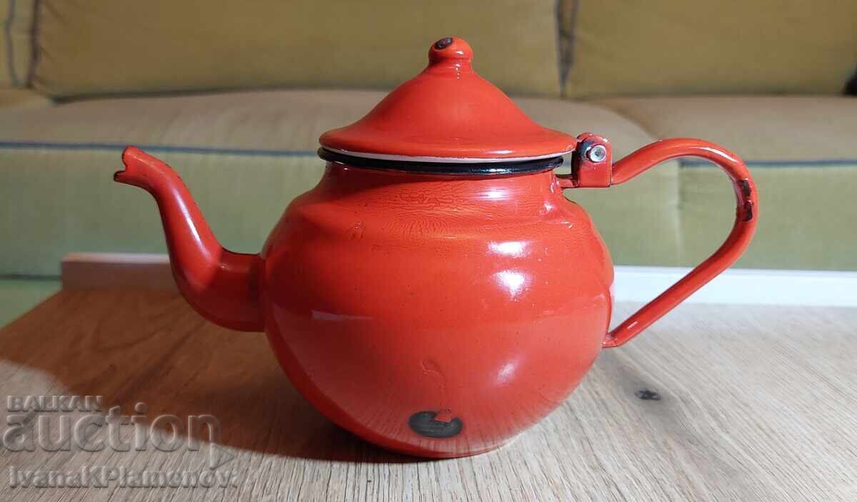 Εμαγιέ ρετρό τσαγιέρα για γνώστες