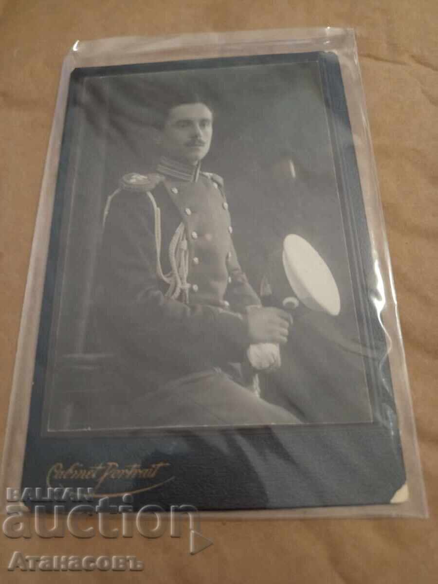 Military Photo Card Photograph Prince Officer