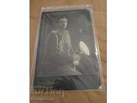 Военна снимка картон фотография Княжески Офицер