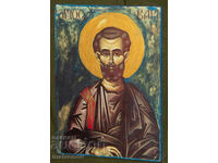 Icoană pictată manual, culori tempera, Sf. Varnaava