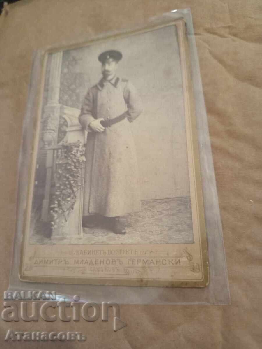 Στρατιωτική φωτογραφία χαρτόνι φωτογραφία Γερμανική